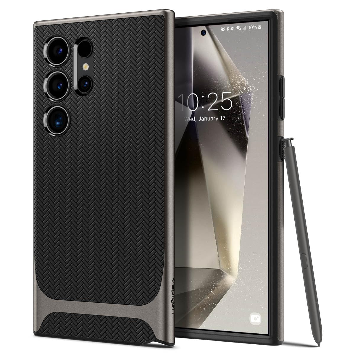 Neo Hybrid for Samsung Galaxy S24 Ultra Case, Galaxy S24 Ultra Back Cover (2024) - Gunmetal