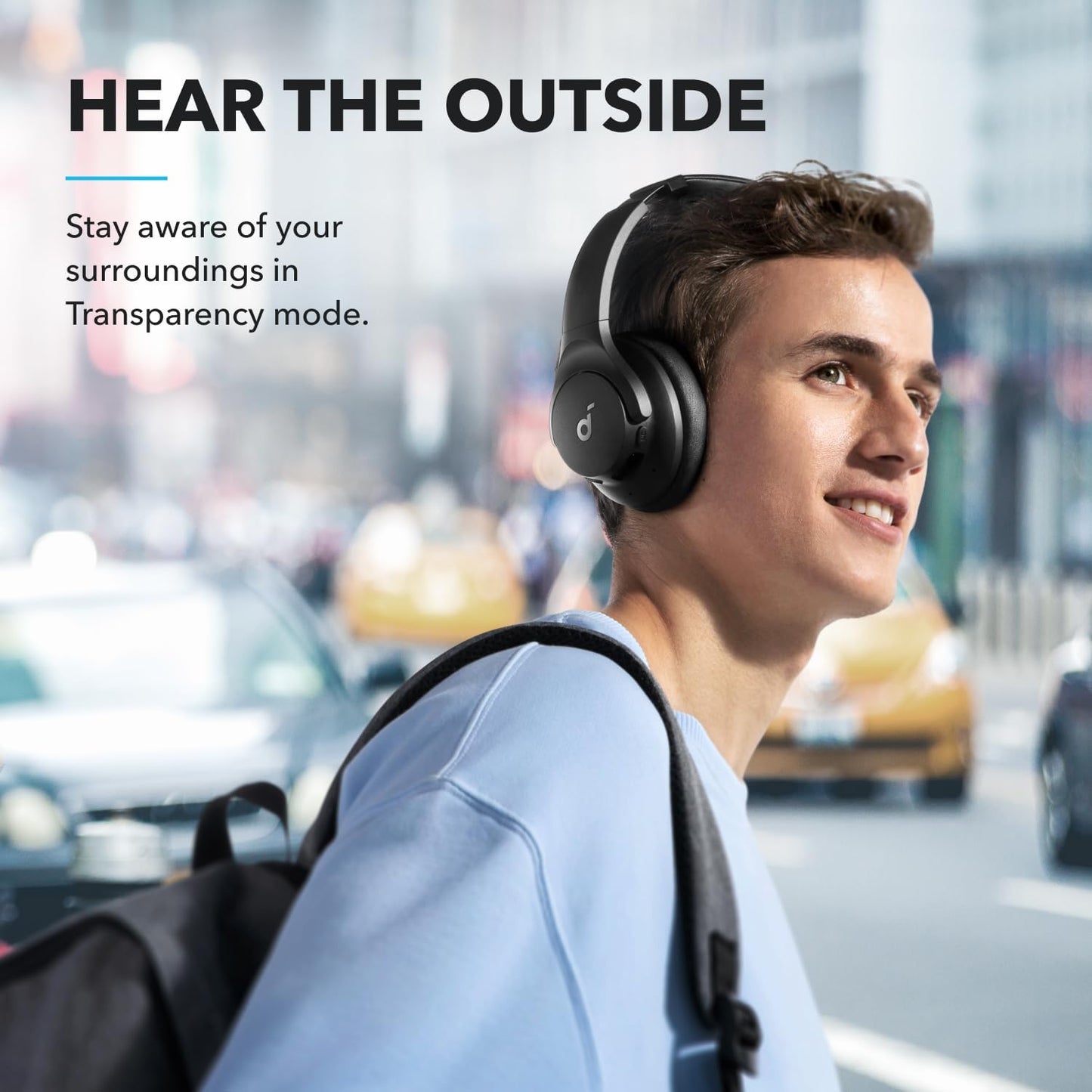 Q20i Wireless Bluetooth Over-Ear Headphones with Hybrid Active Noise Cancelling, 40h Playtime in ANC Mode, Hi-Res Audio, Deep Bass, Personalization via App