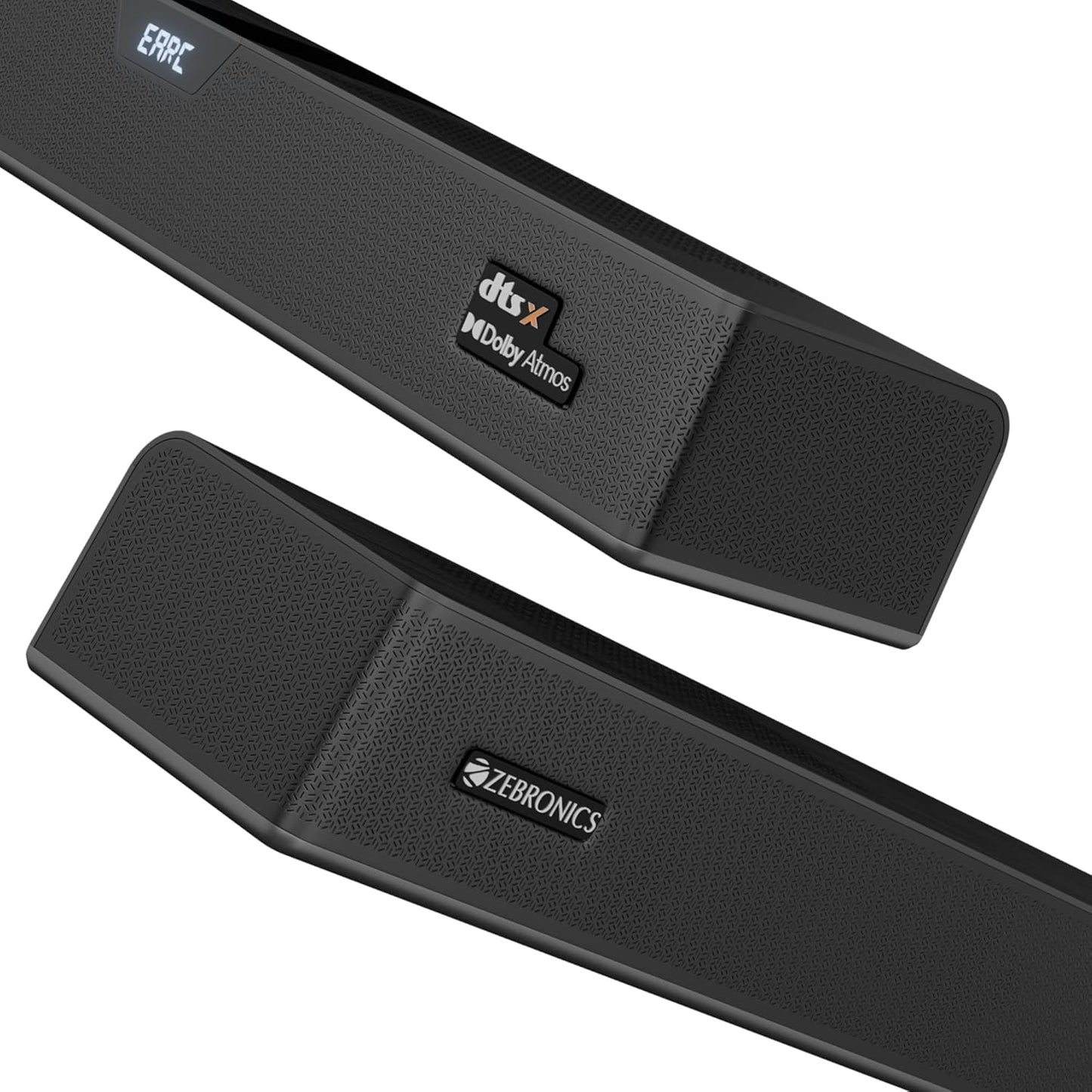 ZEBRONICS 1100 Watts Powerful Soundbar,7.2.4 Home Theatre,Wireless (Dual Satellites + Dual Driver Subwoofer) Dual Radiators,DTS X,Dolby Atmos,Karaoke UHF Mic,HDMI Earc,Optical (Juke BAR 10000),Black