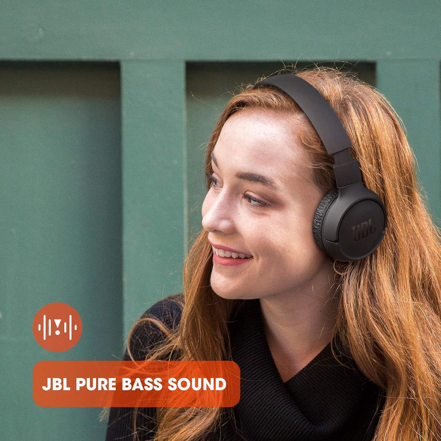 JBL Tune 510BT, On Ear Wireless Headphones with Mic, up to 40 Hours Playtime, Pure Bass, Quick Charging, Dual Pairing, Bluetooth 5.0 & Voice Assistant Support for Mobile Phones (Black)