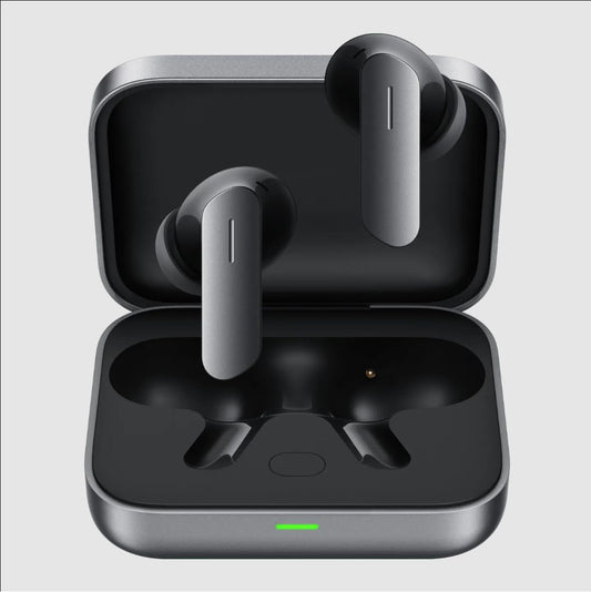 realme Earbuds Air 7 True Wireless,12.4mm Dynamic Bass Drivers,52Hrs Playtime,52dB Hybrid ANC,6 Mic ENC,45ms Low Latency,360° Spatial Audio,Hi-Res LHDC,IP55 Dust & Water Resistant,BT v5.4(SlateGrey)