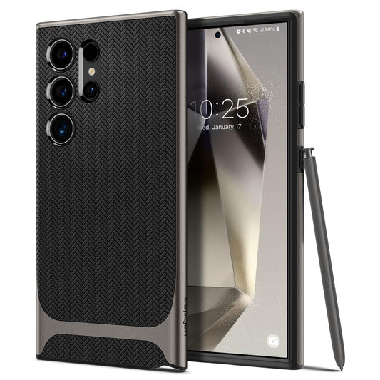 Neo Hybrid for Samsung Galaxy S24 Ultra Case, Galaxy S24 Ultra Back Cover (2024) - Gunmetal