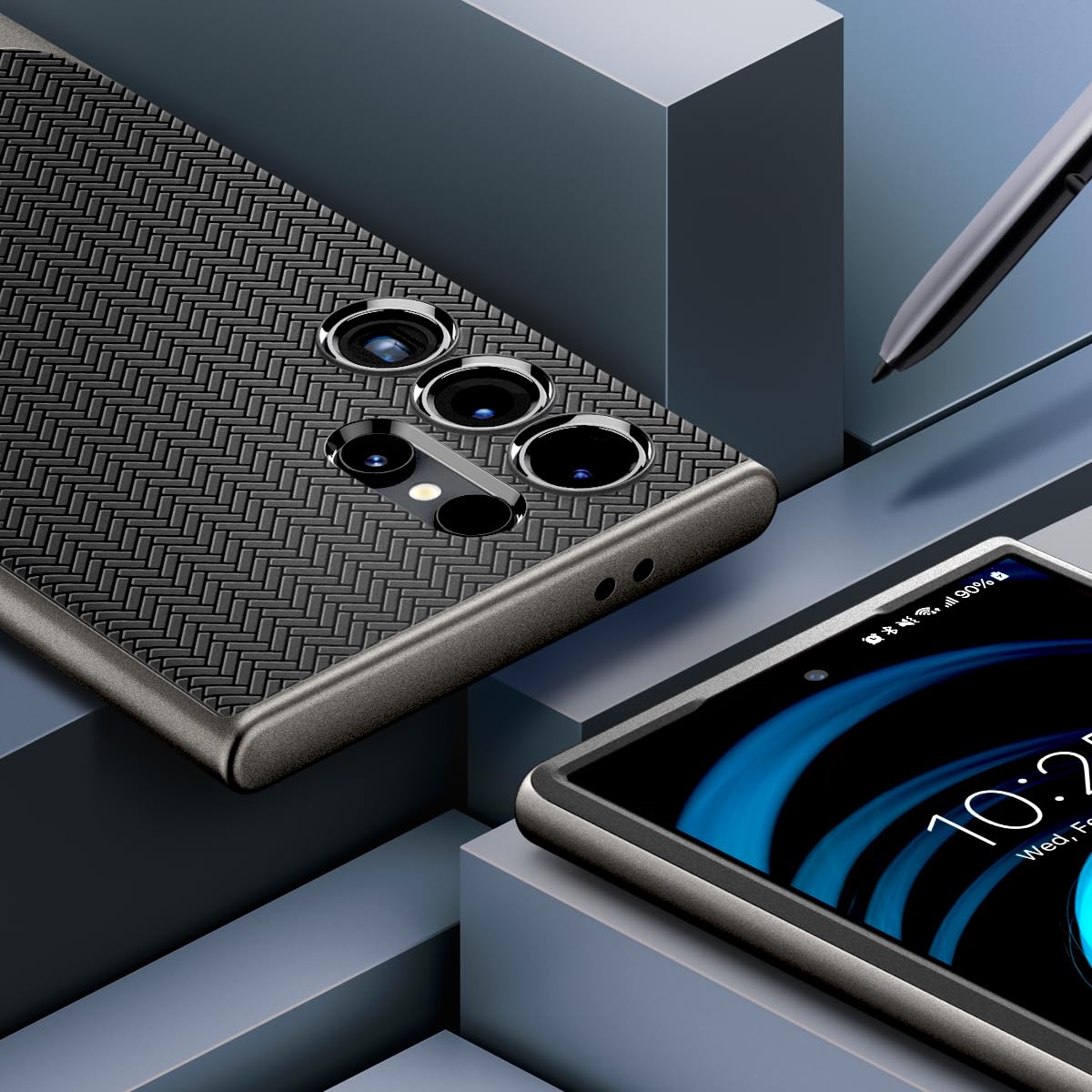 Neo Hybrid for Samsung Galaxy S24 Ultra Case, Galaxy S24 Ultra Back Cover (2024) - Gunmetal