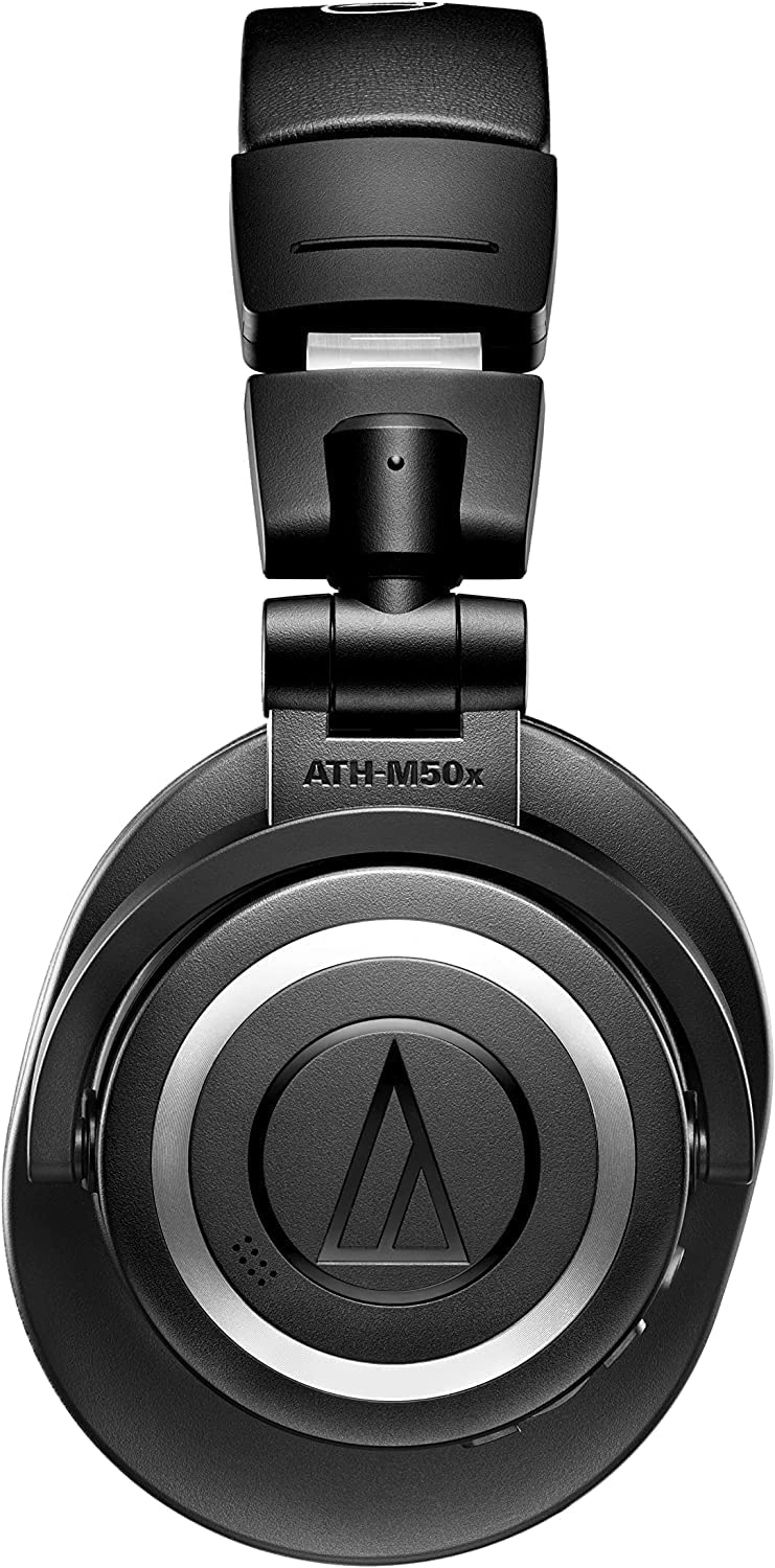 Audio-Technica ATH-M50xBT2 Bluetooth Wireless Over Ear Headphones with Dual mic, 45MM Large-Aperture Drivers, 50-Hour Battery Life, USB-C Fast Charging, Studio Sound, Dual Pairing- Black